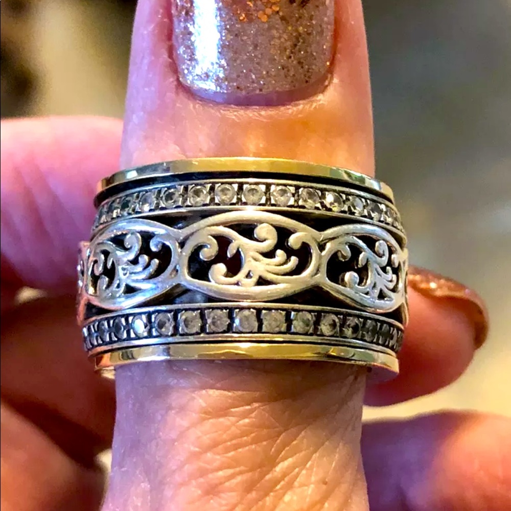 Paz ring marked 925 and 585 Israel pz